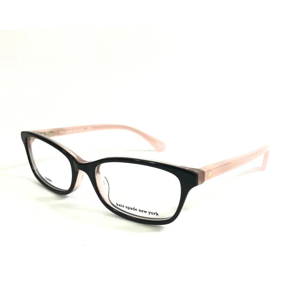 Kate Spade Eyeglasses Frames ABBEVILLE 807 Black Pink Cat Eye Full Rim 48-15-125